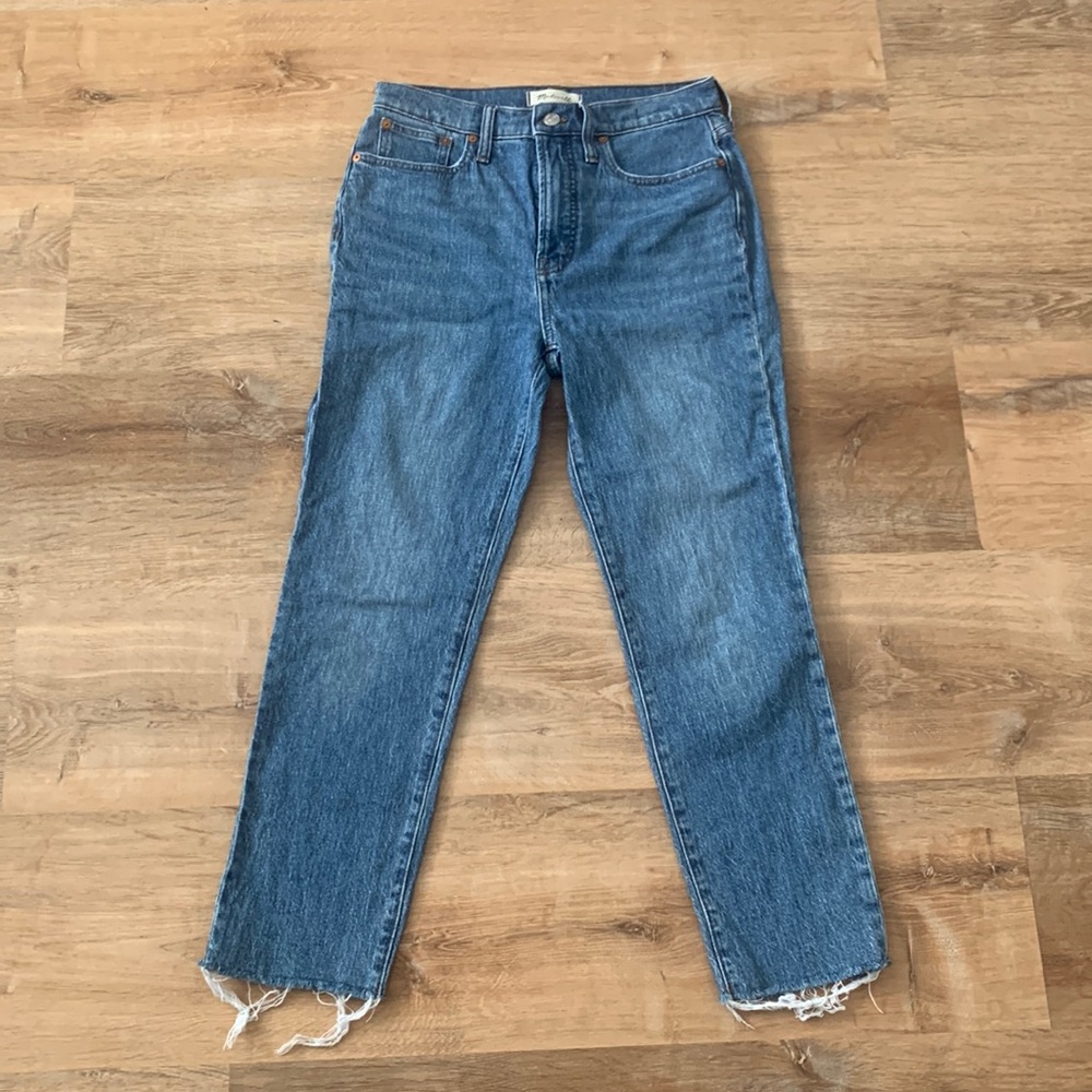 Madewell Perfect Vintage Jean - ‘90s Straight Crop Size 27